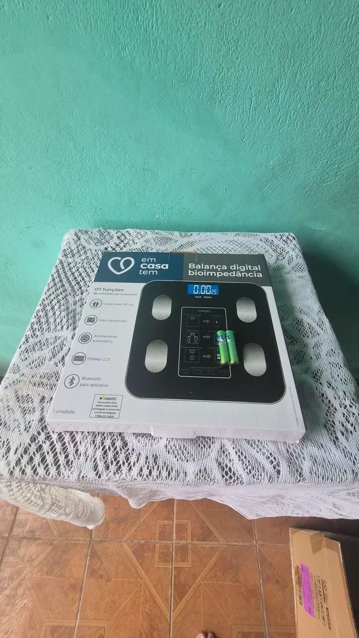 Balança digital bioimpedância