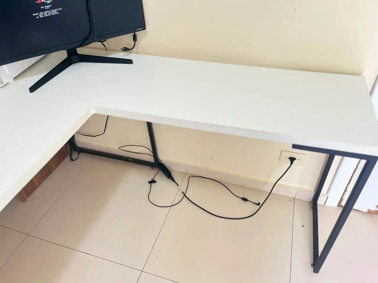 Mesa MDF em L - 150x120 - Foto 3