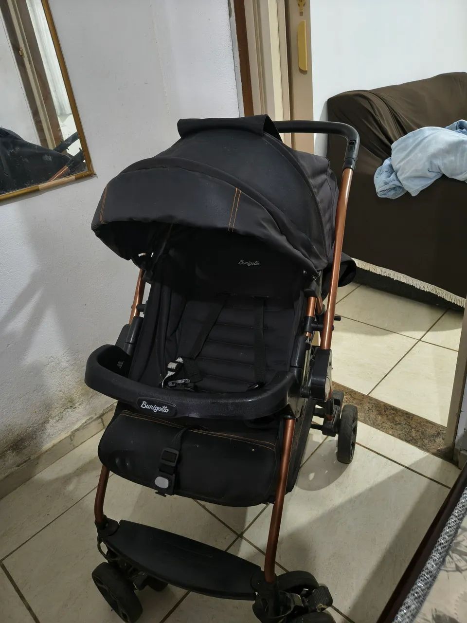 Carrinho + bebe conforto Burigotto  - Foto 3
