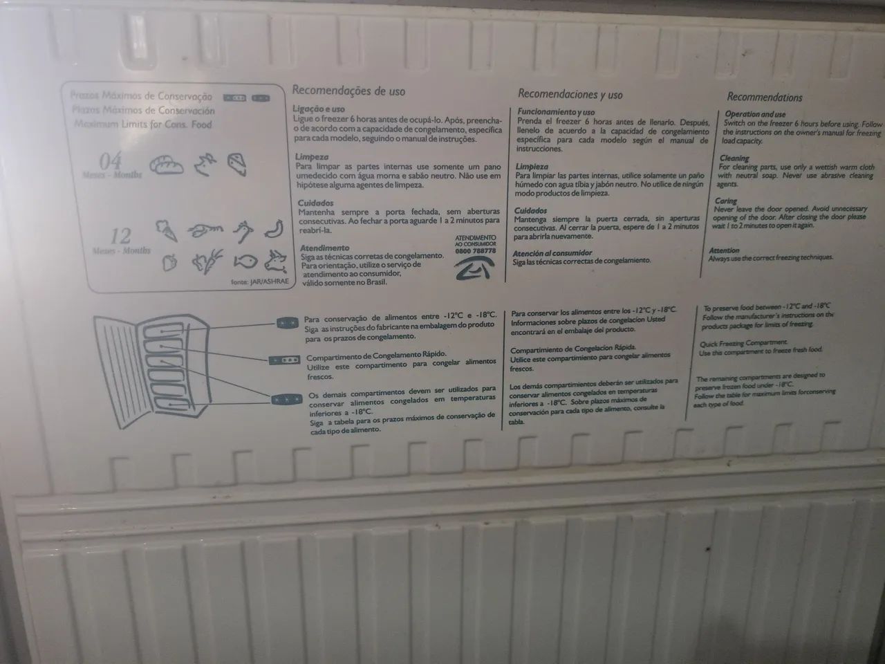Frizer vertical 