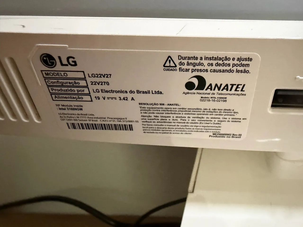 Computador LG oneall tela 22  - Foto 3