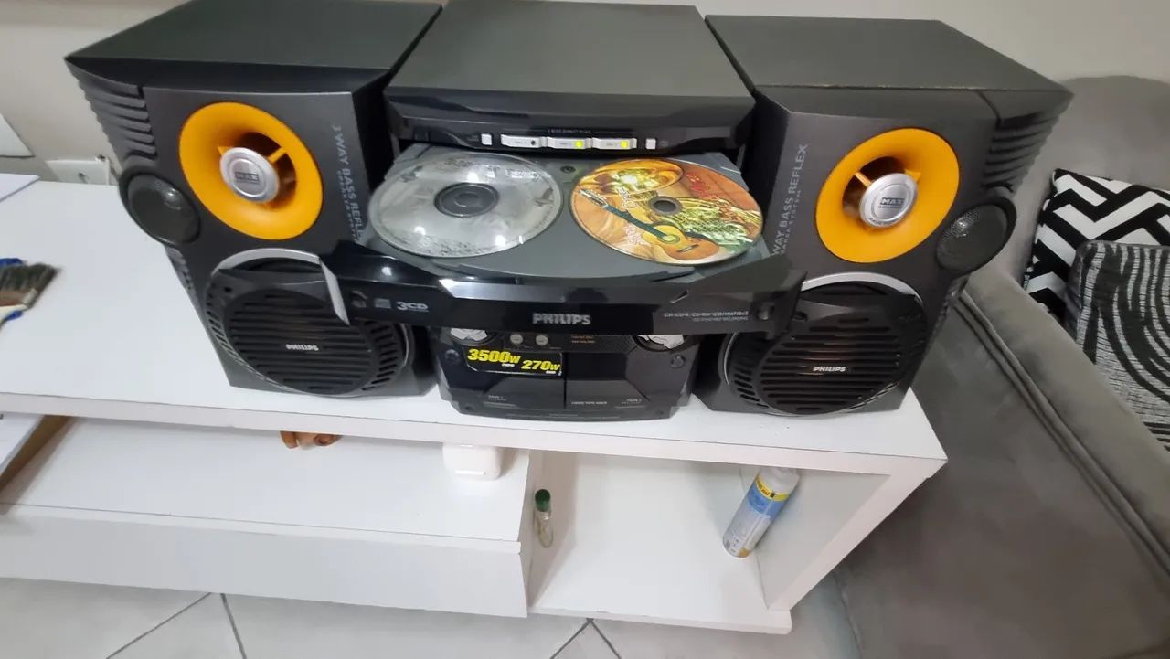 Mini hifi System 3500w 270RMS Philips 3Cd Changer - Foto 3