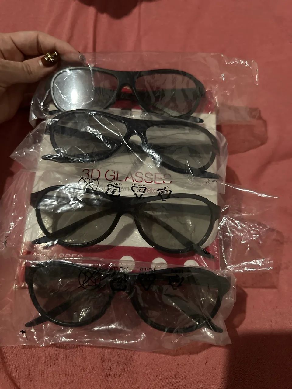 3D glasses LG (4 óculos) - Foto 4