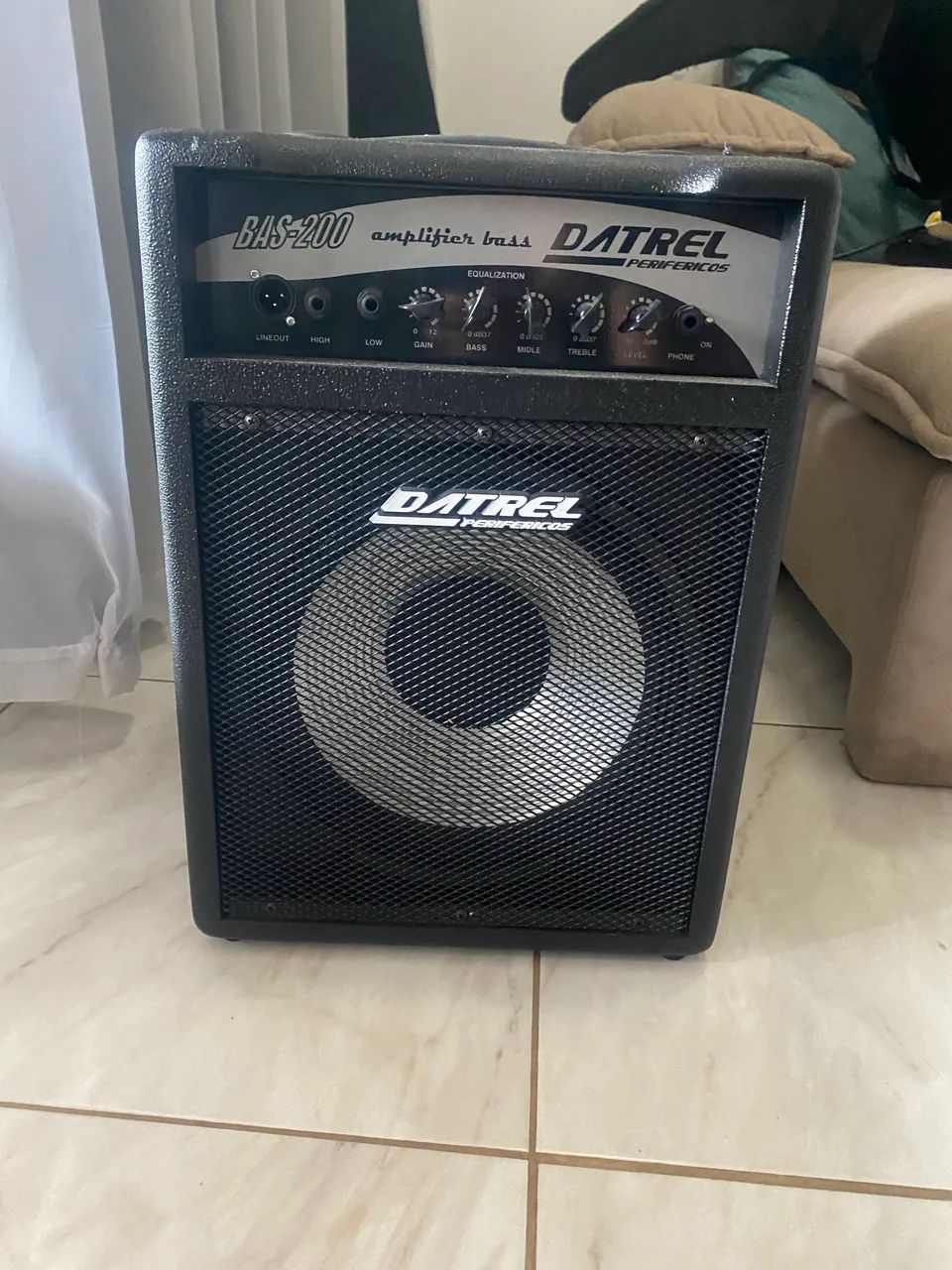 Caixa Datrel Contrabaixo 200Watts