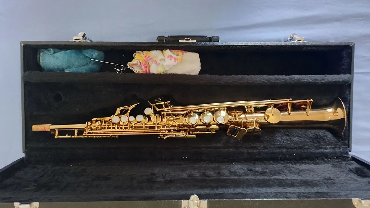 Sax soprano Júpiter 747 tudel inteirisso original - Instrumentos