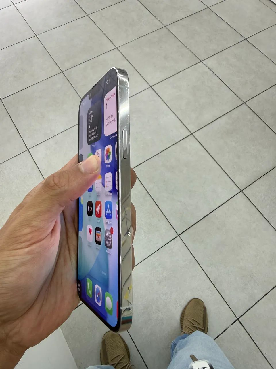 iPhone 13 Pro Max 128gbs impecável. Ac cartão   - Foto 4