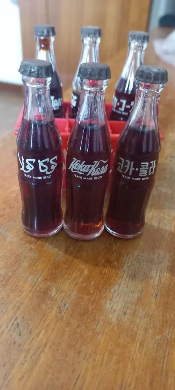 Mini Garrafas Coca + engradado - Foto 3