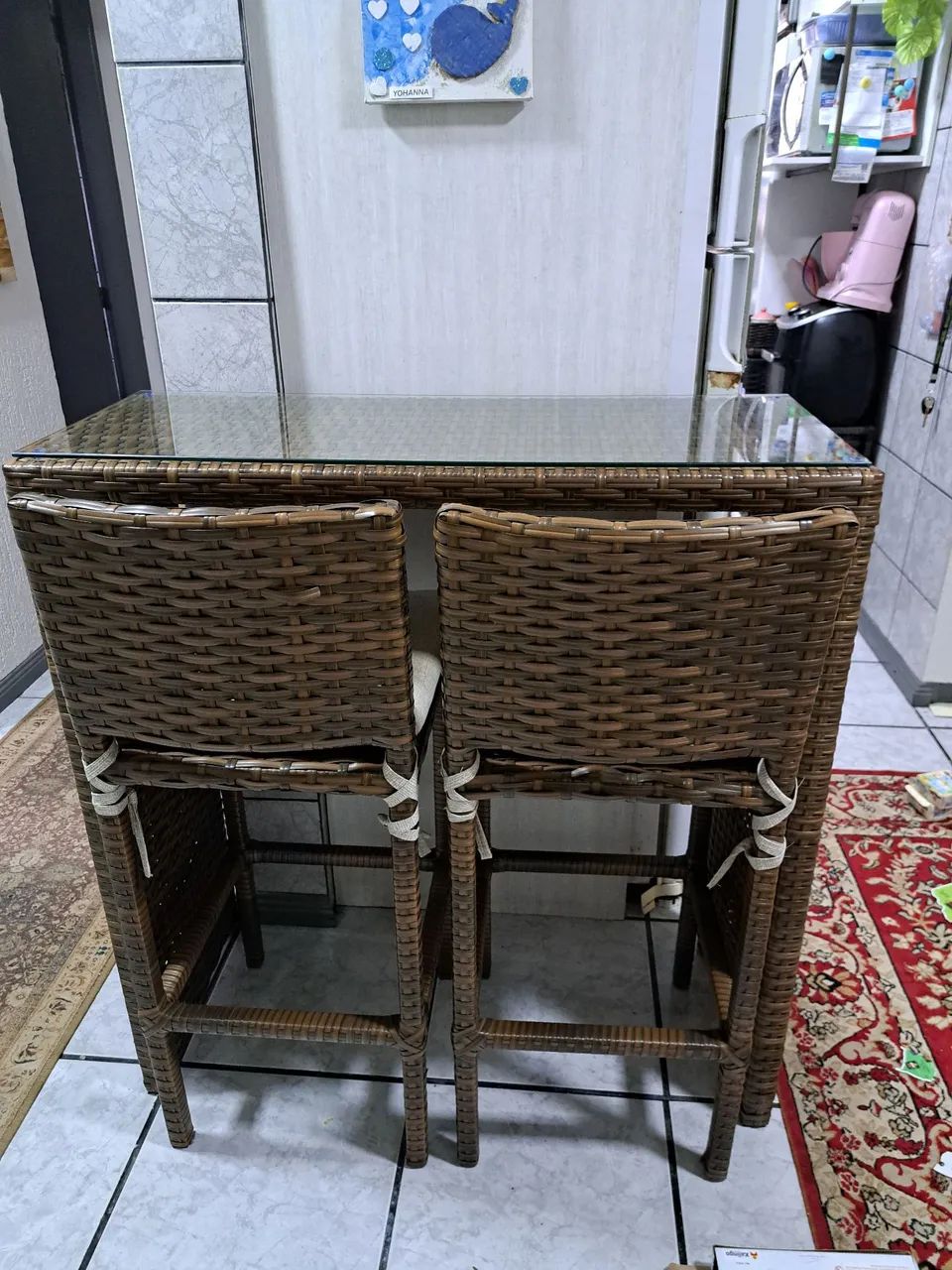 Mesa 2 lugares alta 