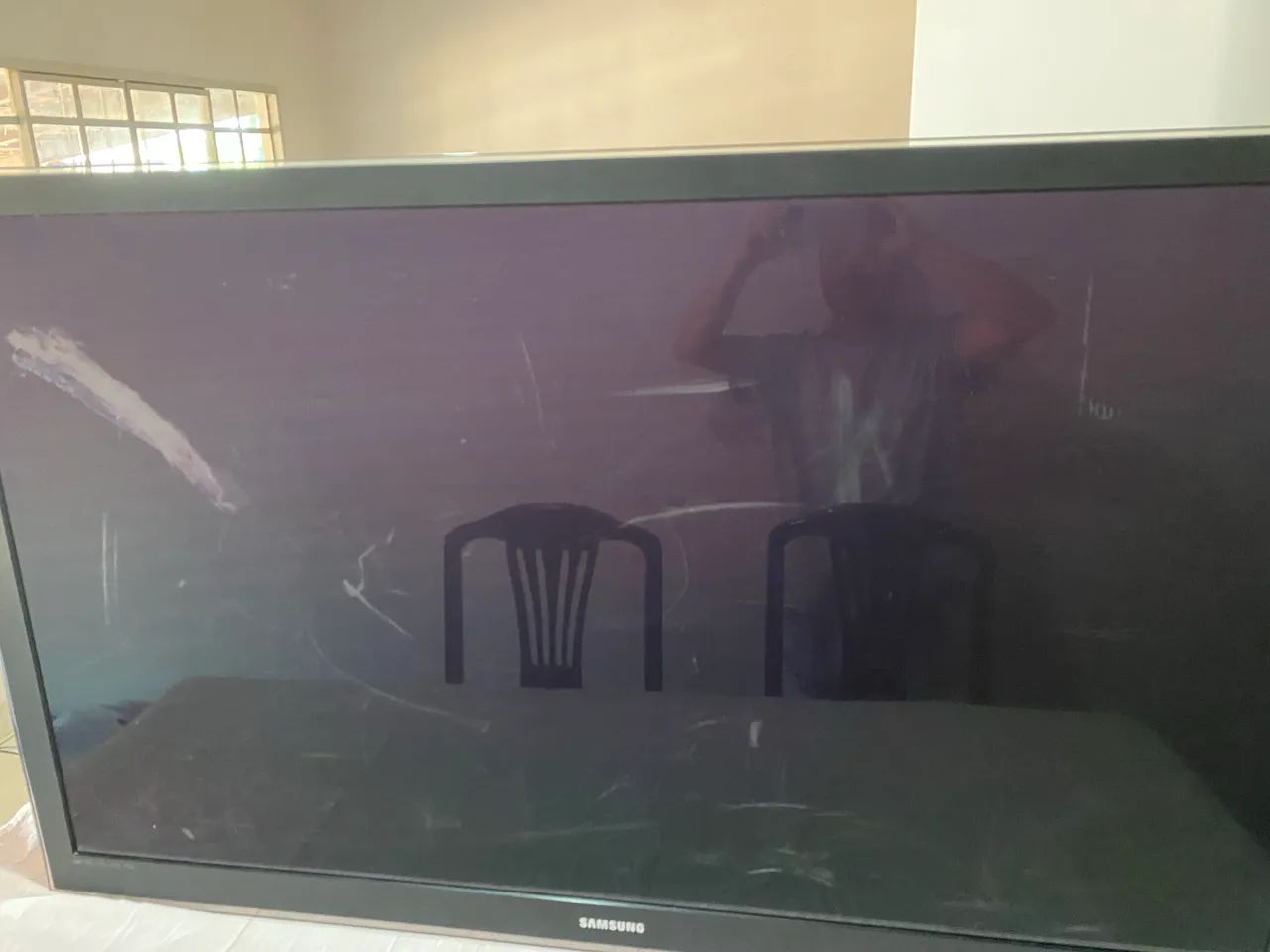 TV de Plasma Samsung 63 Polegadas Modelo PL63C7000  Com Defeito  - Foto 4