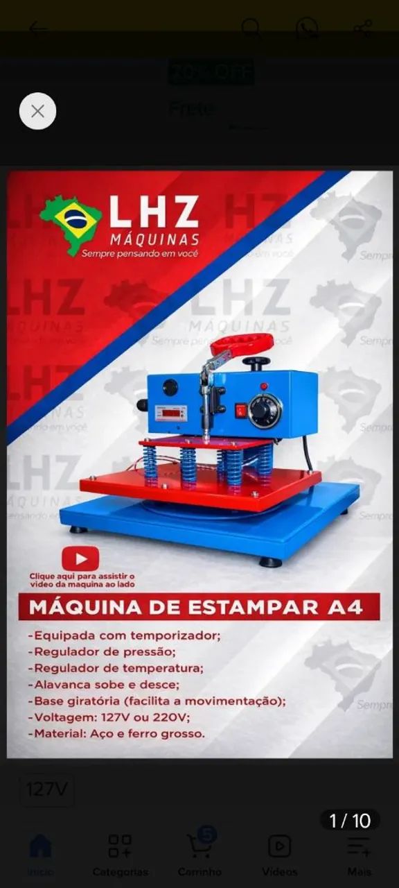 Máquina de fazer dinheiro sublimação  - Foto 2