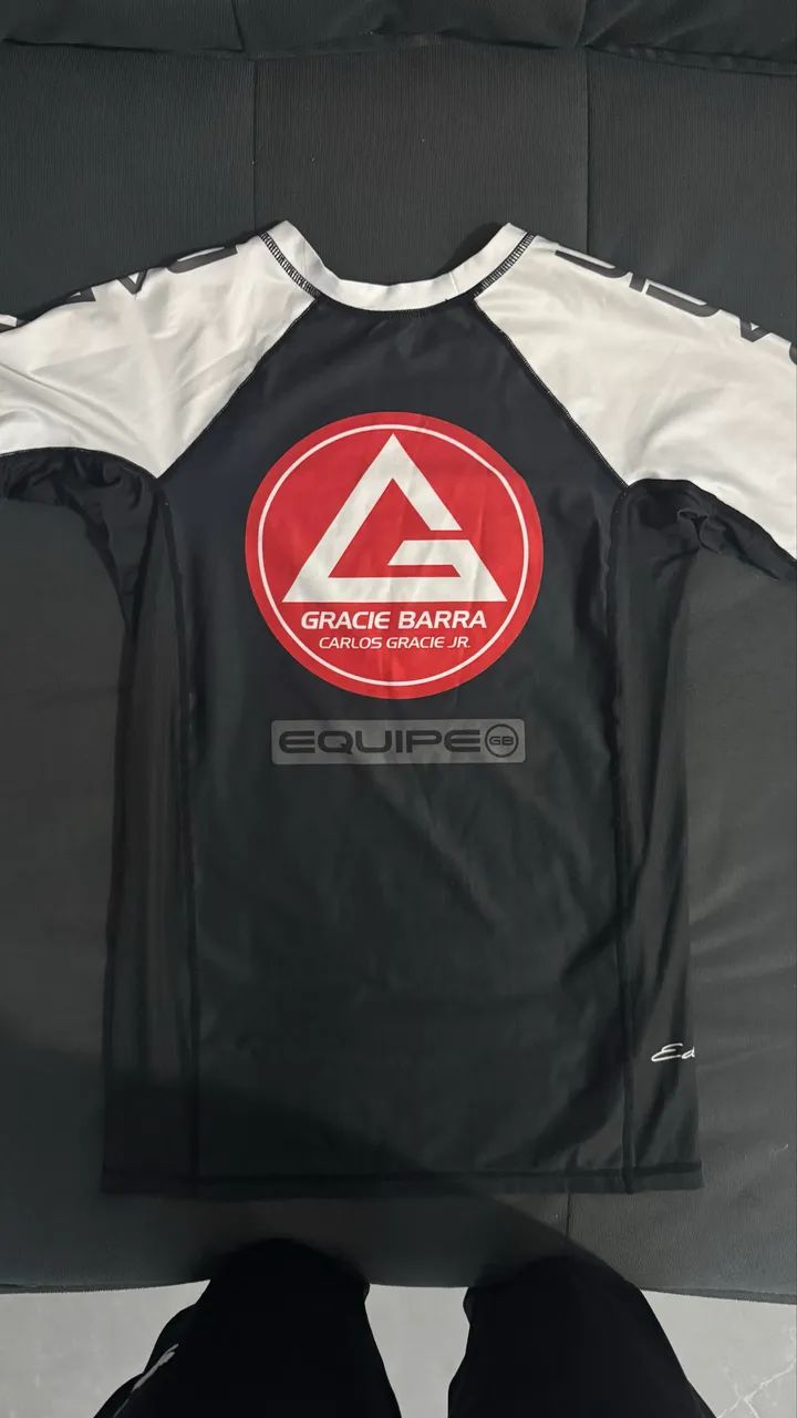 Rashguard branca gracie barra