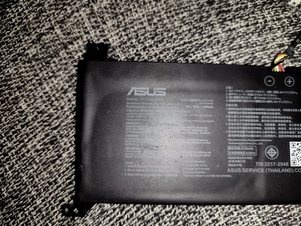 bateria de notebook Asus modelo B21N1818-1 - Foto 3