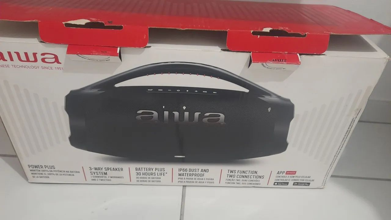 Caixa Bombox Aiwa 