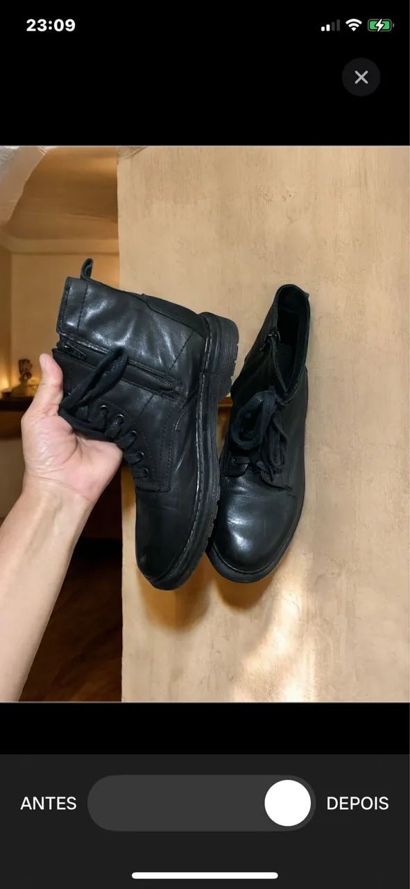 Bota número 37 semi nova 