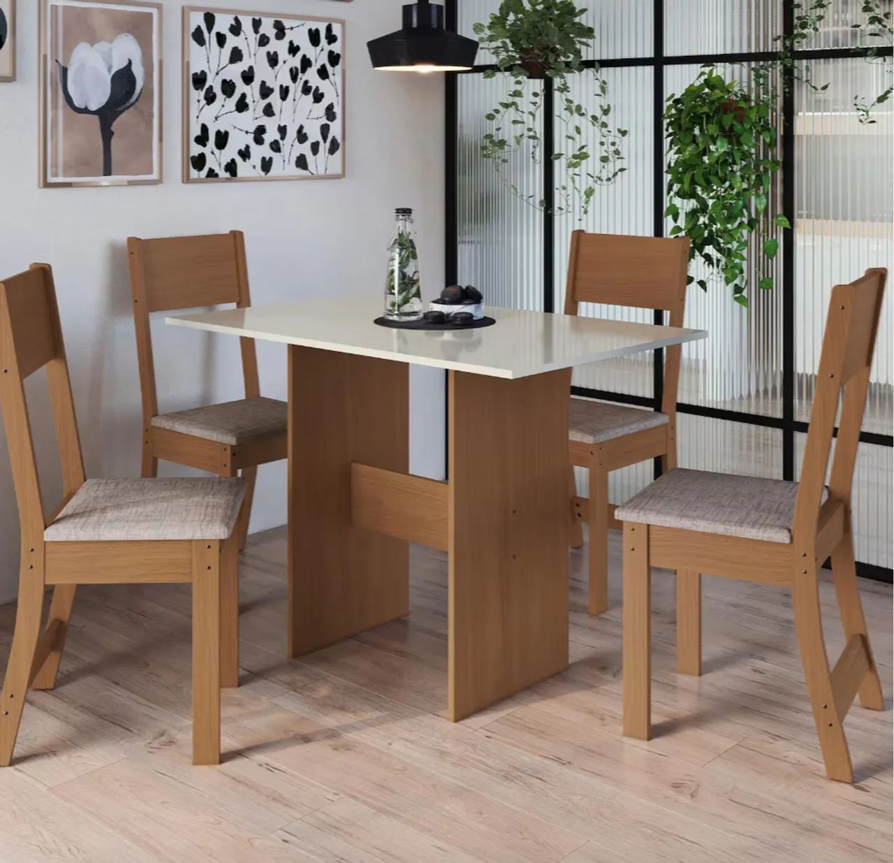 Mesa com 4 cadeiras