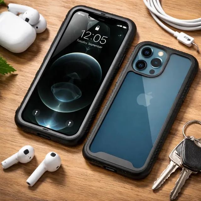 Capa Capinha iPhone 13 Pro Max 360 Graus Proteção Completa Contra Queda - Foto 2