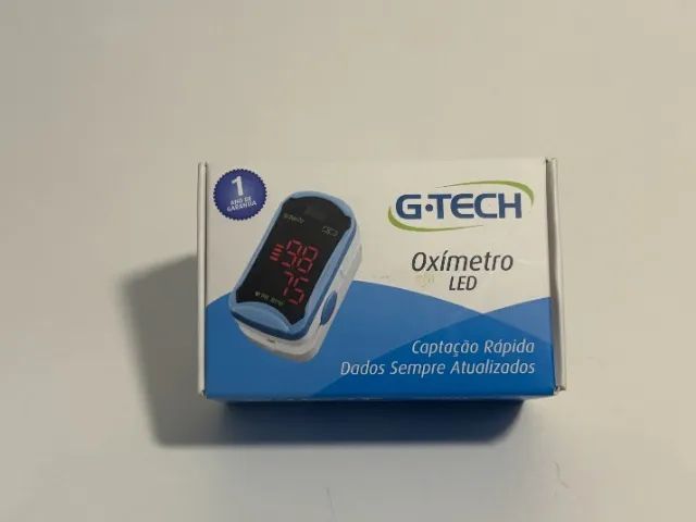 Oxímetro Digital G-Tech de Dedo OxiLED1 LED  - Foto 5