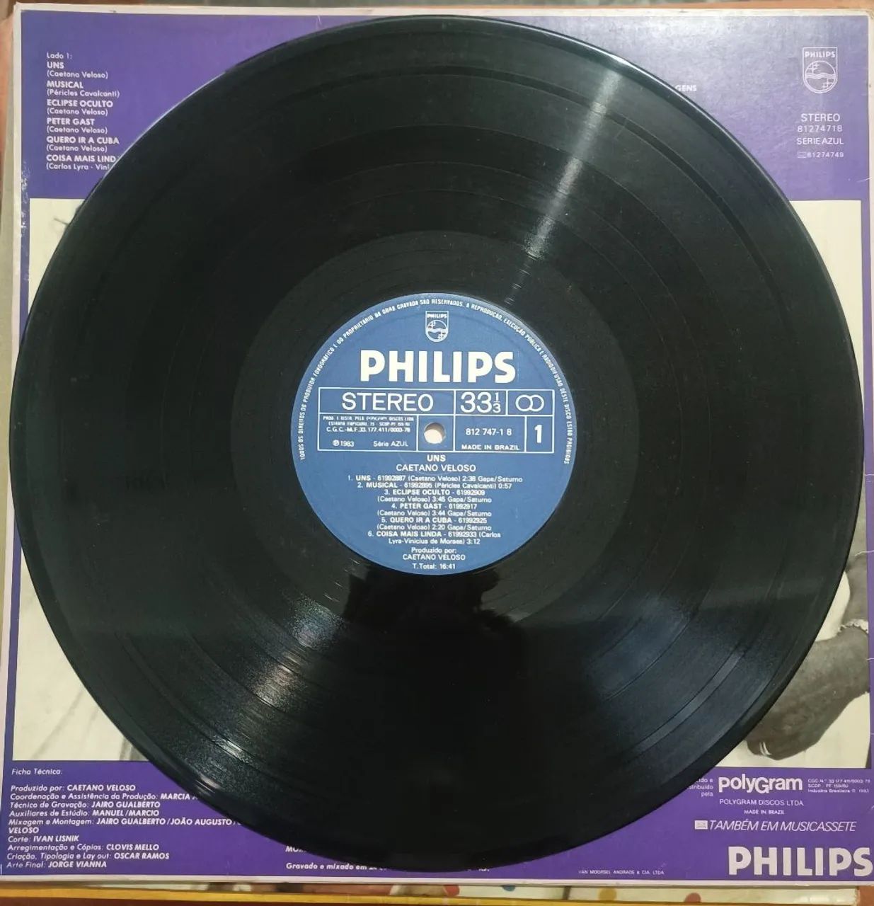 LP Caetano Veloso Uns  - Foto 3