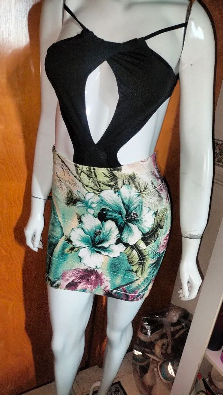 Bory preto e saia veste P - Foto 3