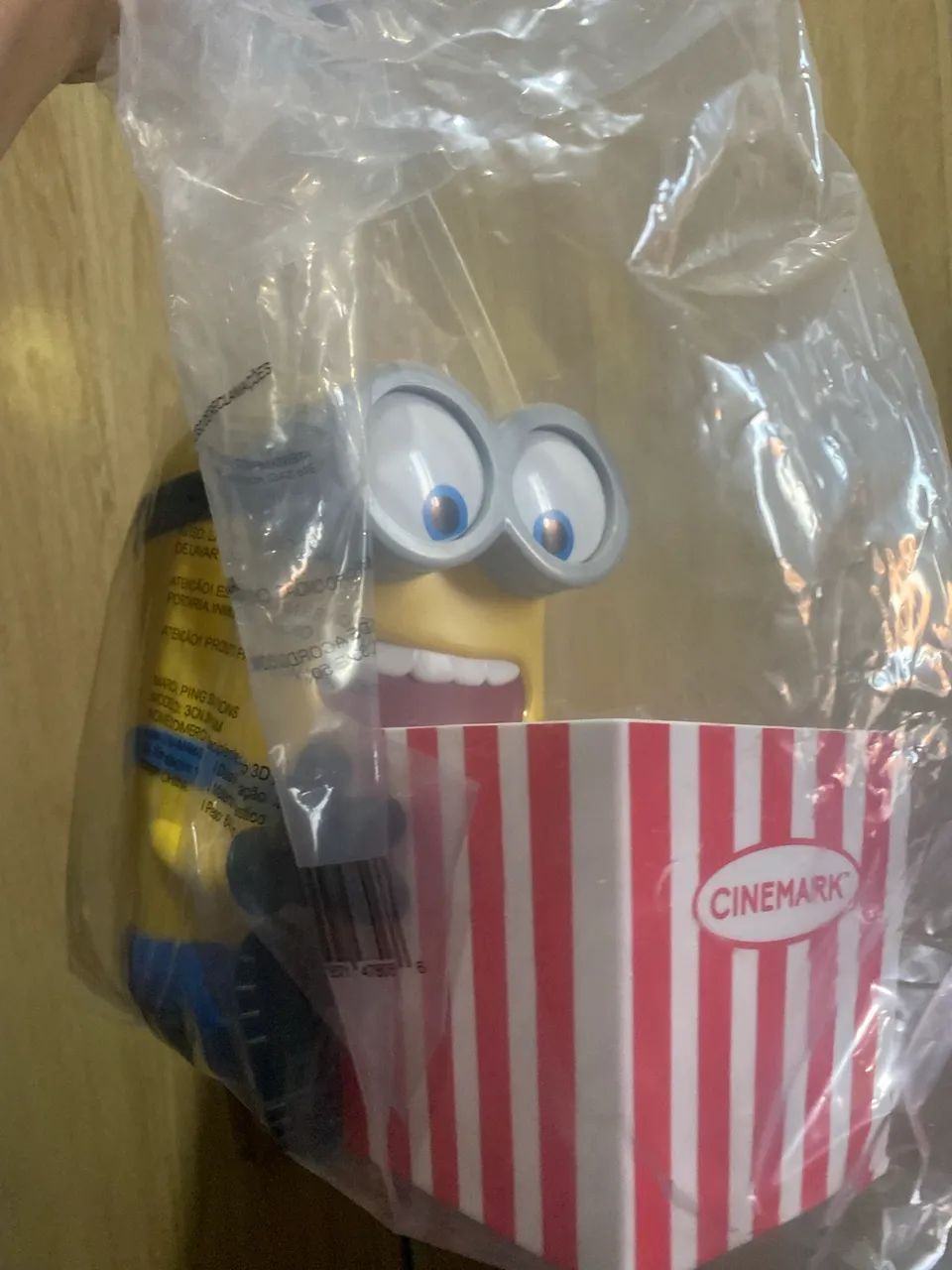 Balde Pipoca Minion Premium Cinemark - Minions e Monstros  - Foto 4