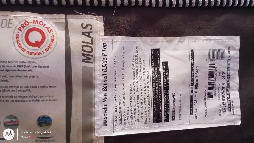 Cama de Casal box e colchão - Foto 4