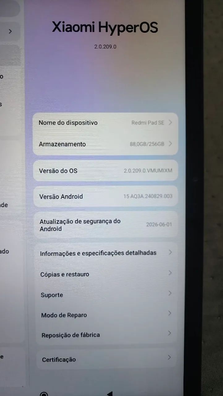 Vendo tablet readmi PAD SE ,256 gb 10 polegadas - Foto 2