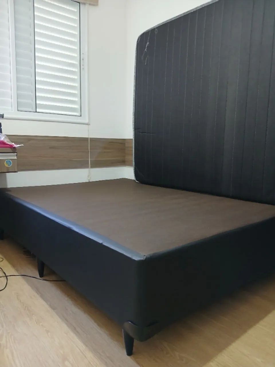 Cama de casal com colchão em excelente estado, ortobom - Foto 2