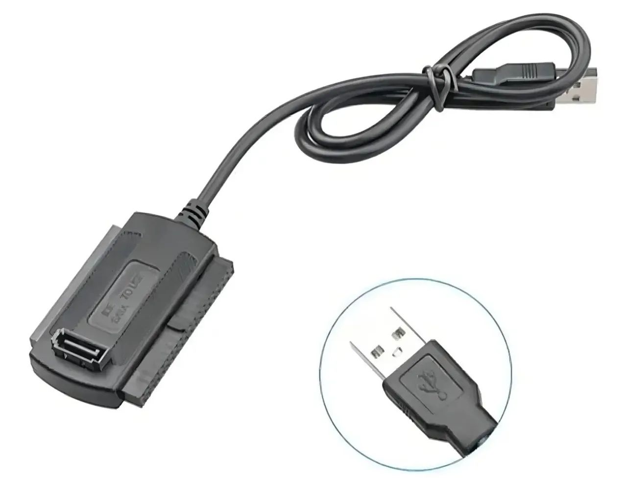 Kit Adaptador Sata Ide Cabo Usb 2.0 Hd Conversor - Foto 3
