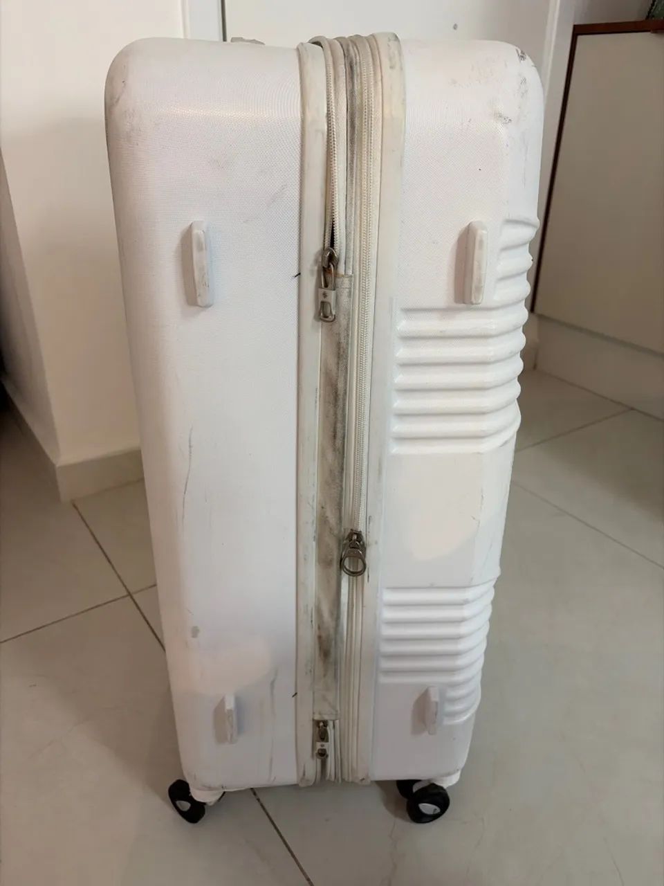 Mala Samsonite branca 23kg - Rígida - Foto 2