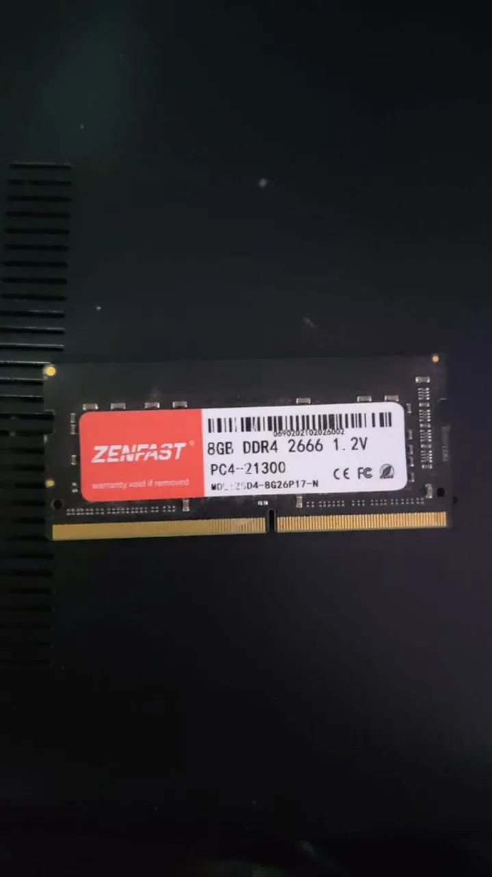 Memória Ddr4 Zadak Twist, Black, 8gb, 2666mhz - Memória RAM - Nova