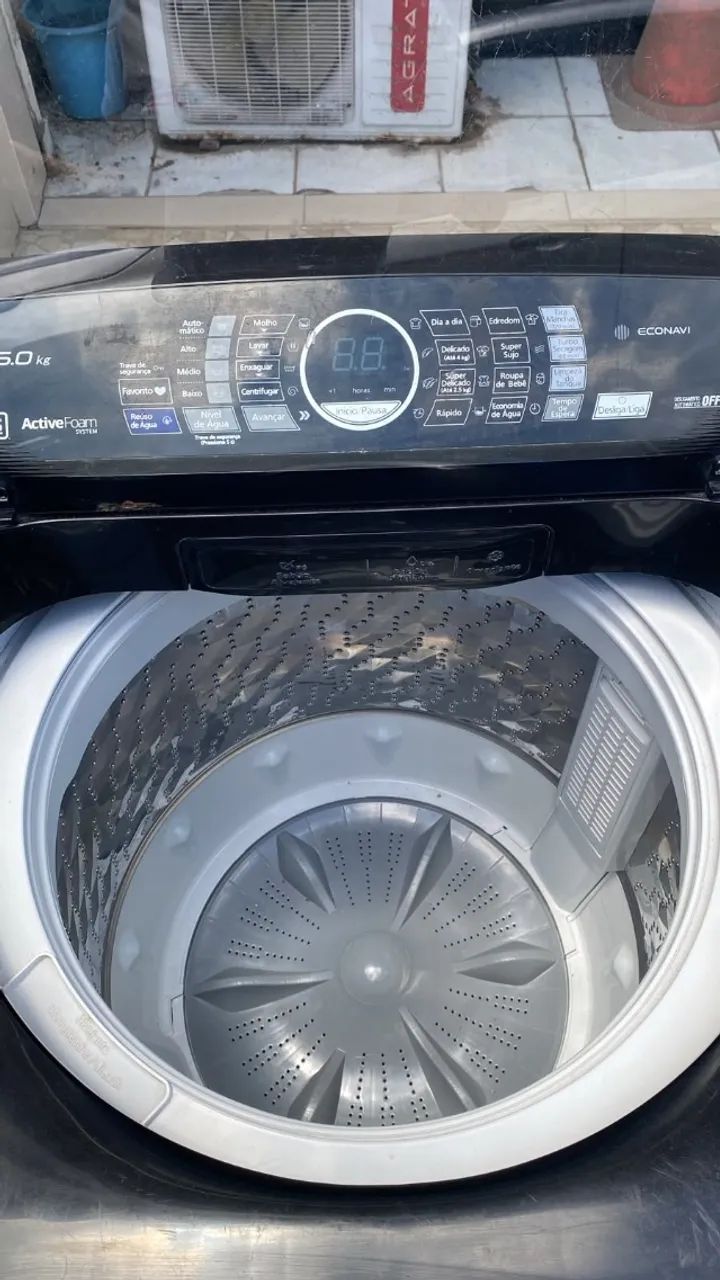 Lavadora Panasonic 16kg Cinza  - Foto 5