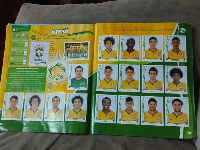 Álbum de Figurinhas Copa do Mundo 2014 - Brasil Completo Colado - Foto 3