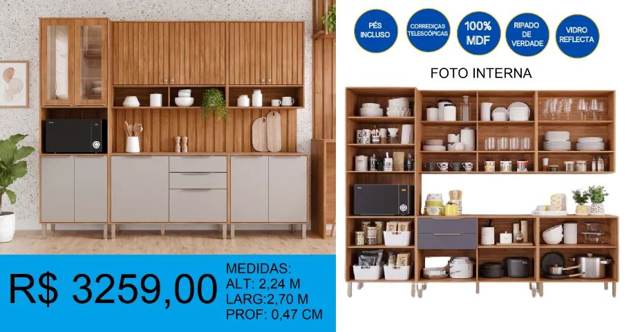 COZINHA COMPLETA - COMPRE E RECEBA EM ATÉ 72 HORAS  - Foto 2