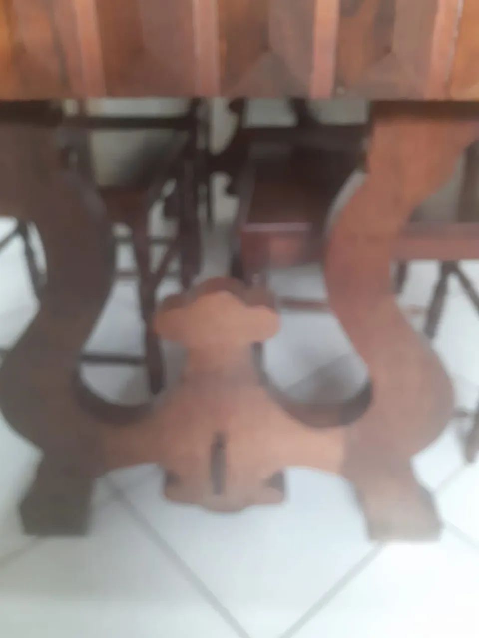 Mesa de jacarandá entalhada entrega grátis para sp - Foto 4