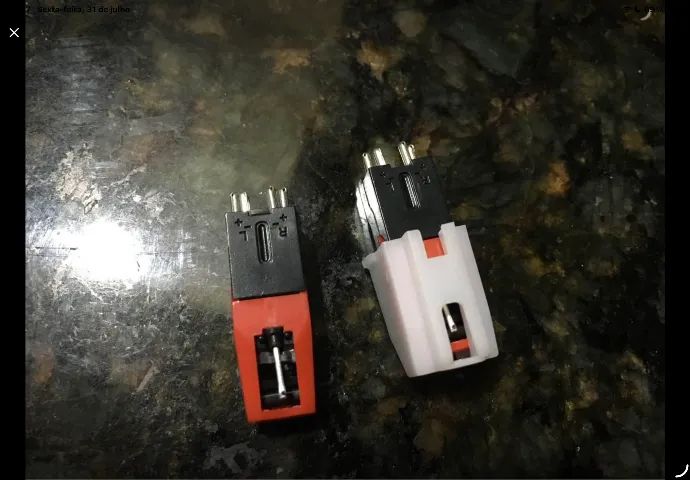 Agulha e cápsula com agulha para vitrola de vinil  - Foto 2