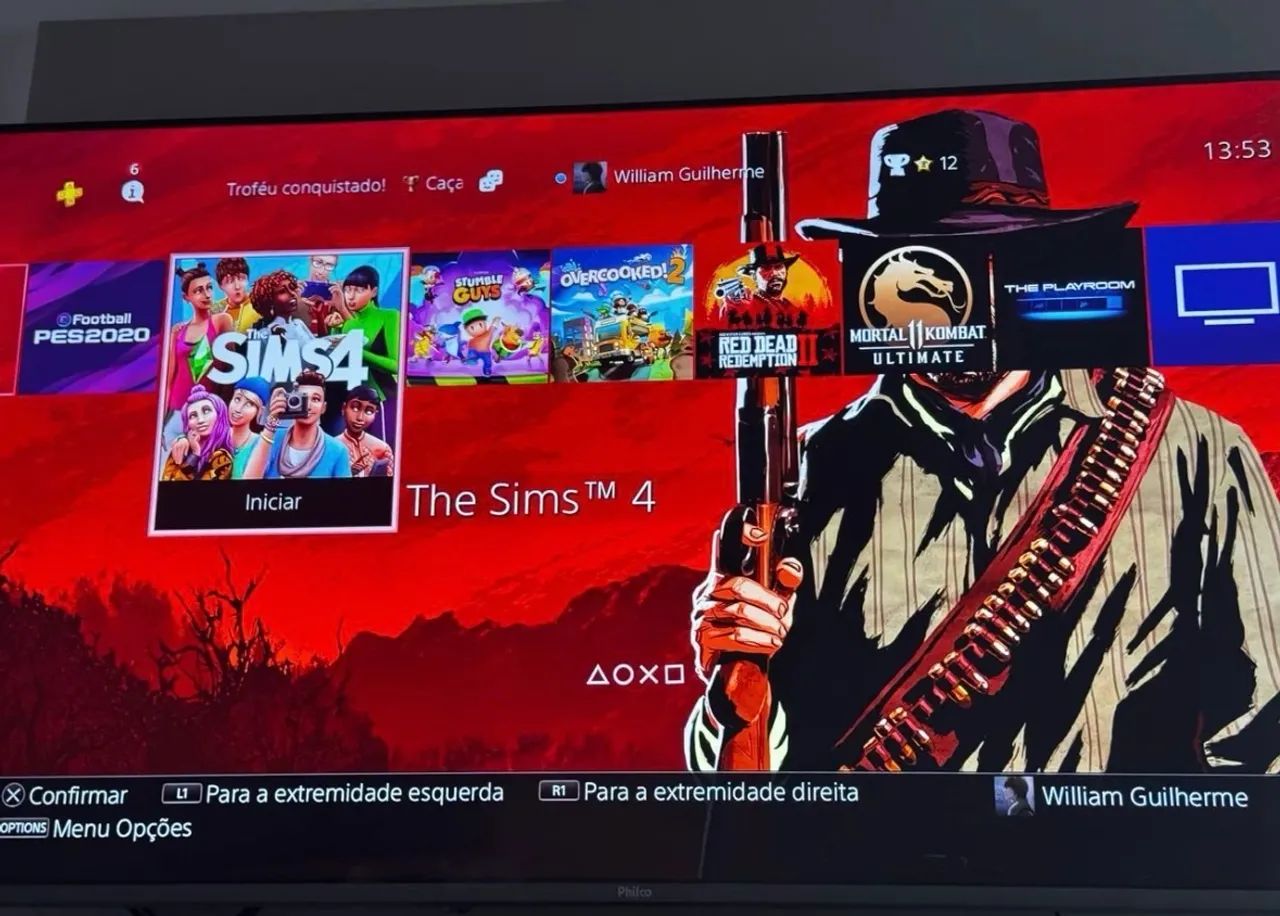PS4 + Tv de 32 polegadas + JOGOS E 3 controles - Foto 3