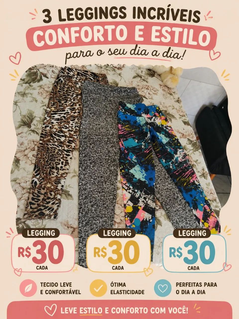 Calças legging 