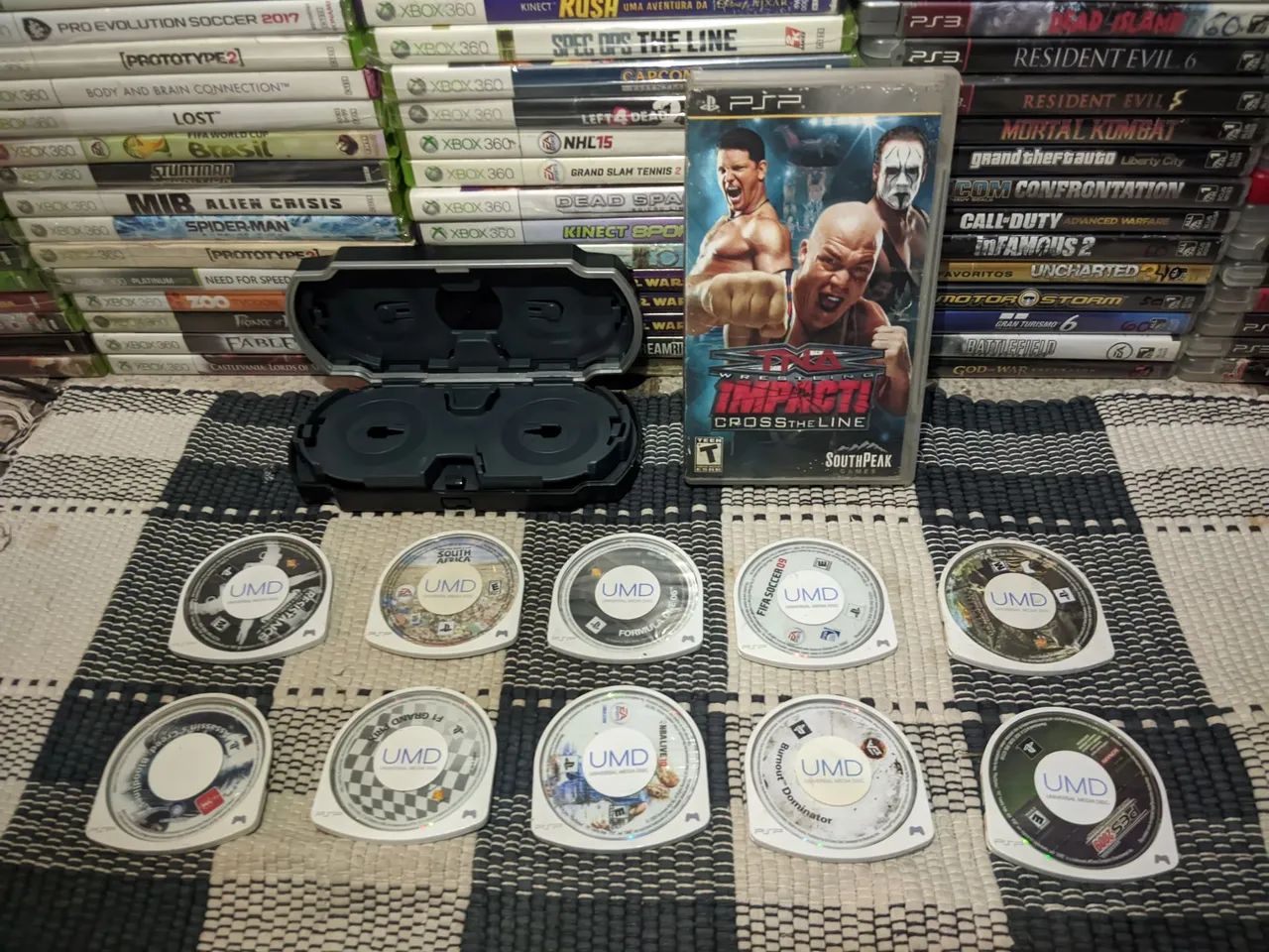 Jogos de PSP + case 
