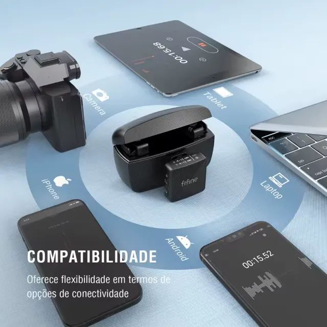 Microfone fifine M9 lapela Lacrado novo - Foto 5