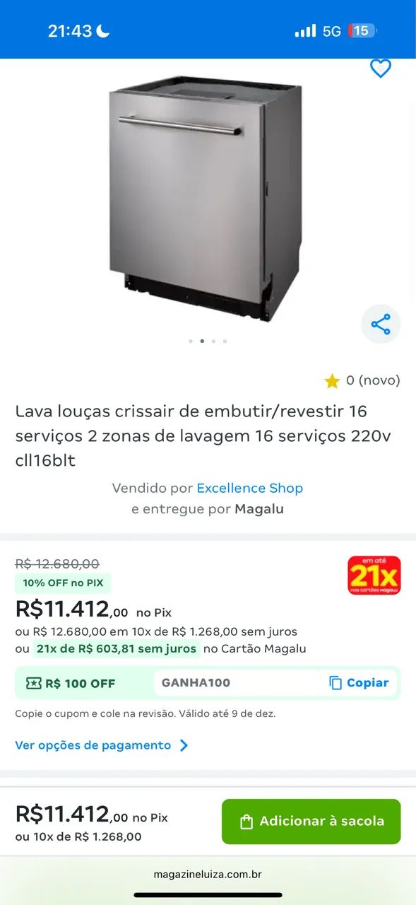 Lavadora de pratos