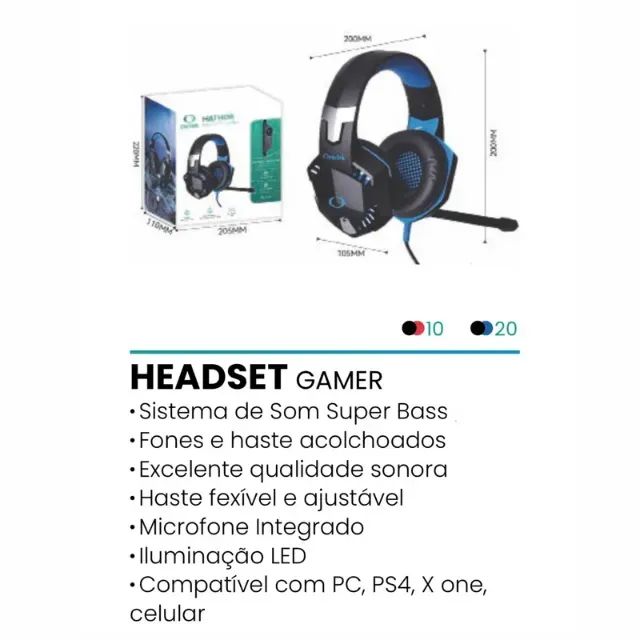 Lacrado Headset Gamer Hathor ONISTEK ON-455A