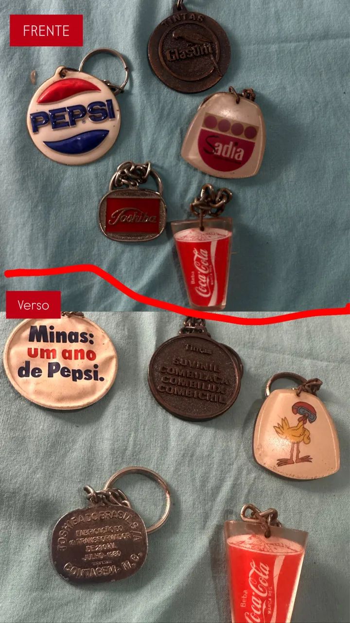 Chaveiros relíquias 