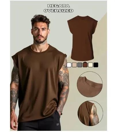 Kit 03 camisetas manga machão  - Foto 3