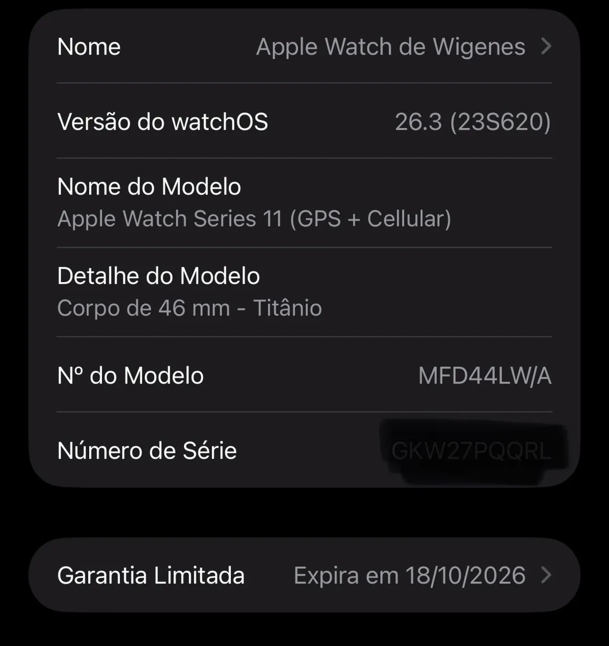 Apple Watch Séries 11 46mm Titanium LTE - Foto 2