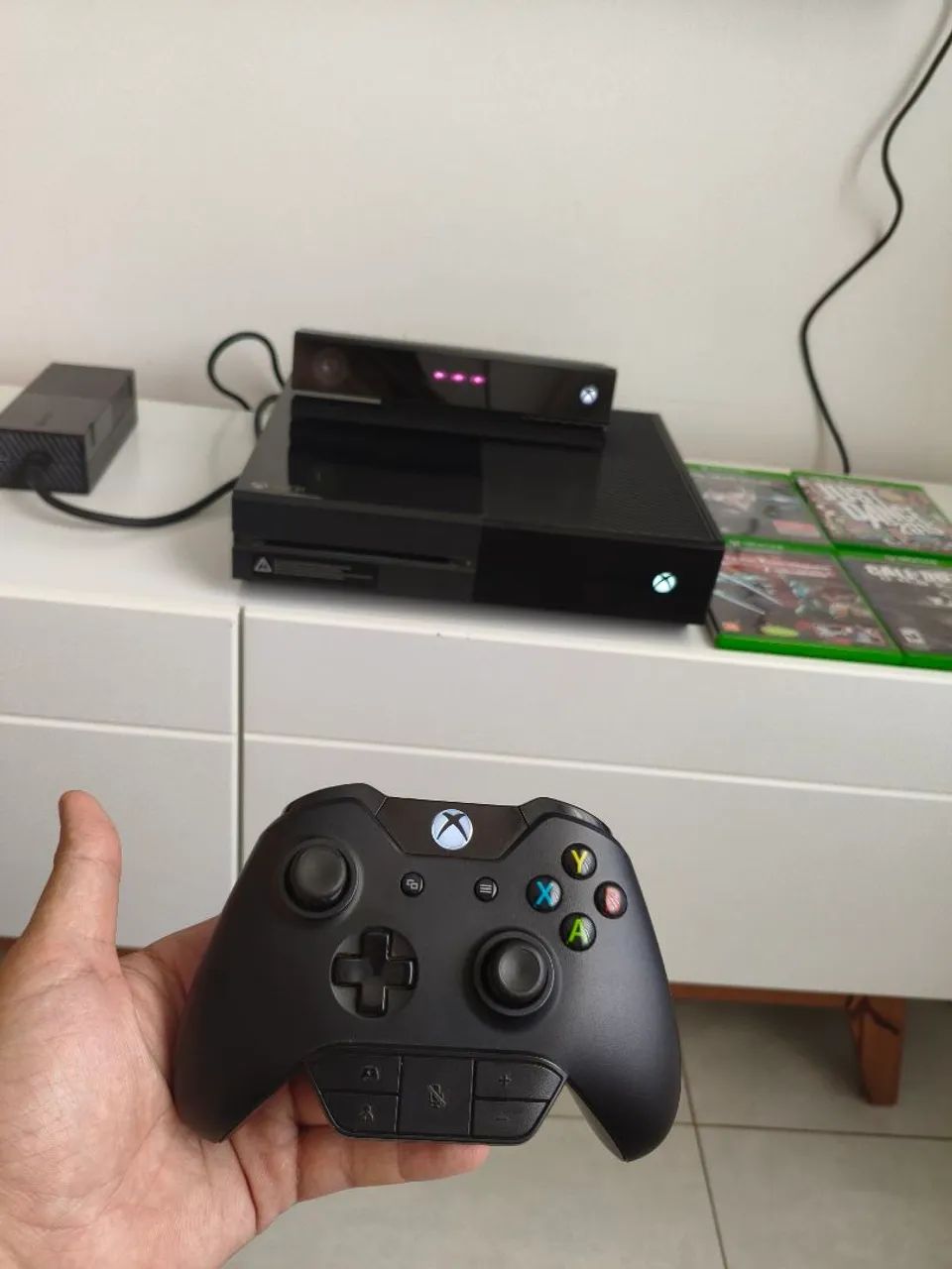 Vendo Xbox One completo Kinect + jogos - Foto 3