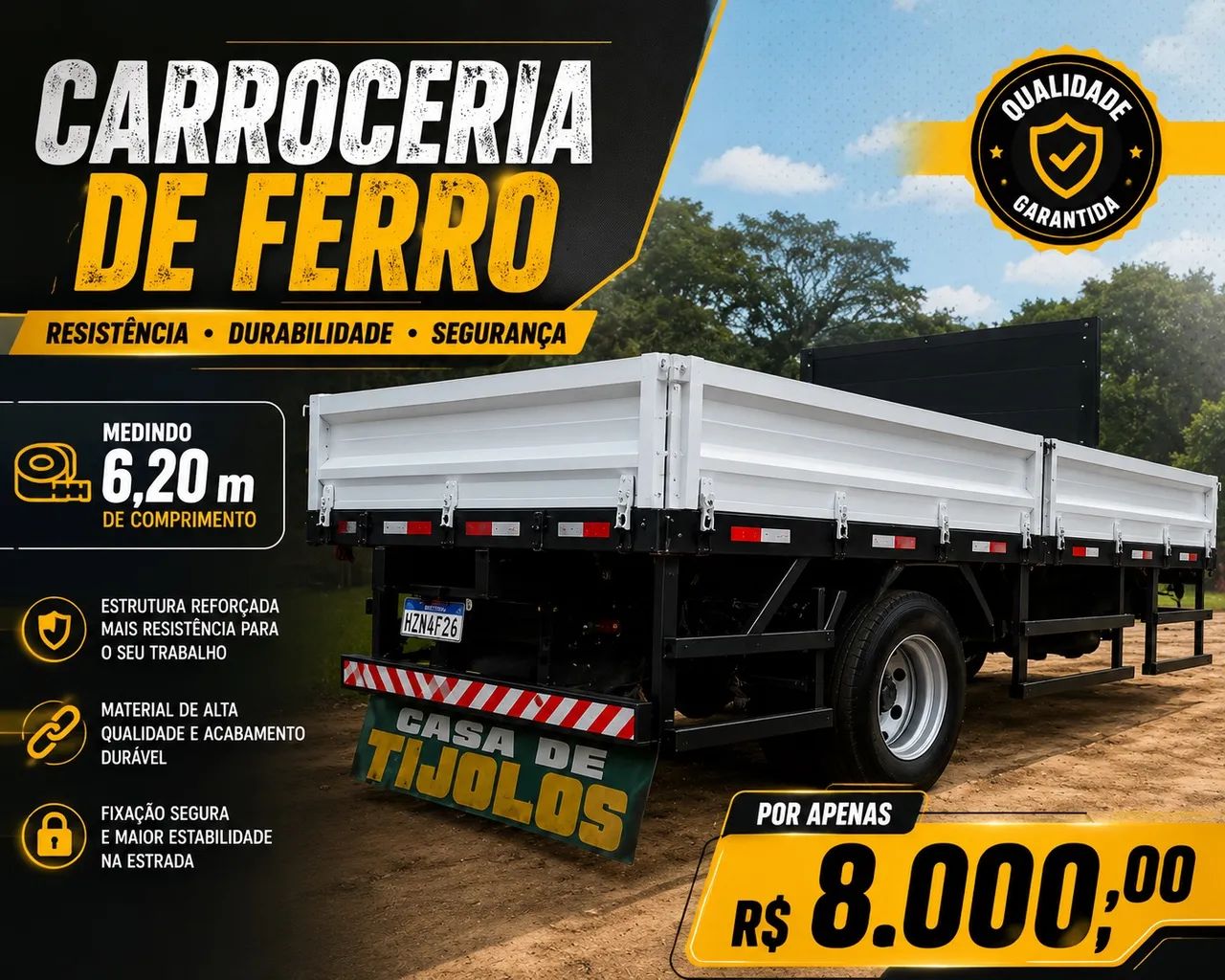 CARROCERIA DE FERRO À VENDA - Foto 5