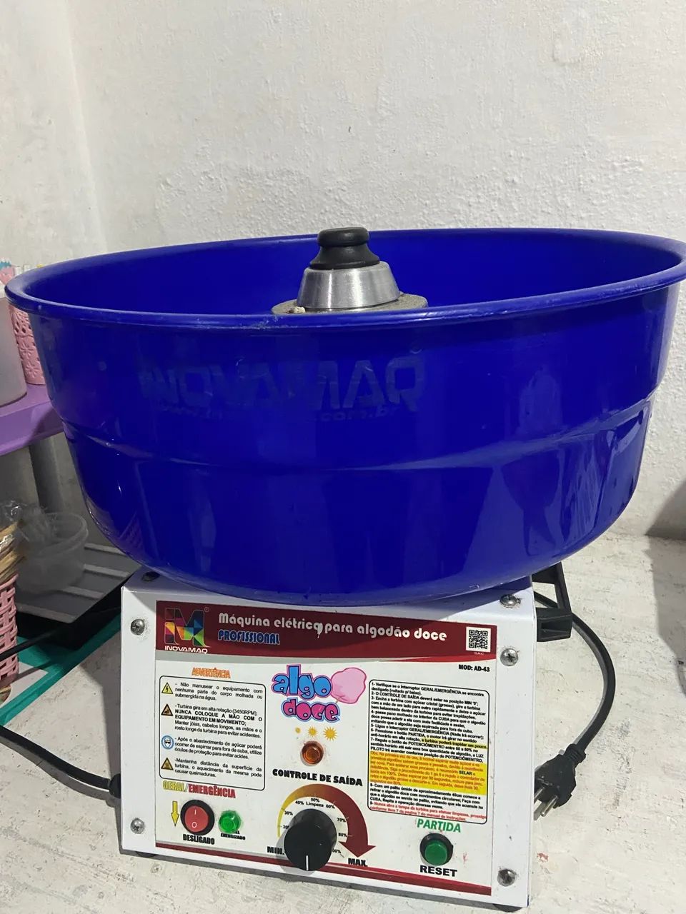 Máquina de algodão doce  - Foto 3