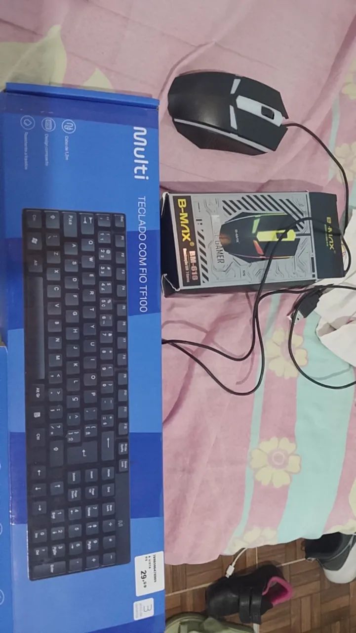 Mouse + Teclado PC 