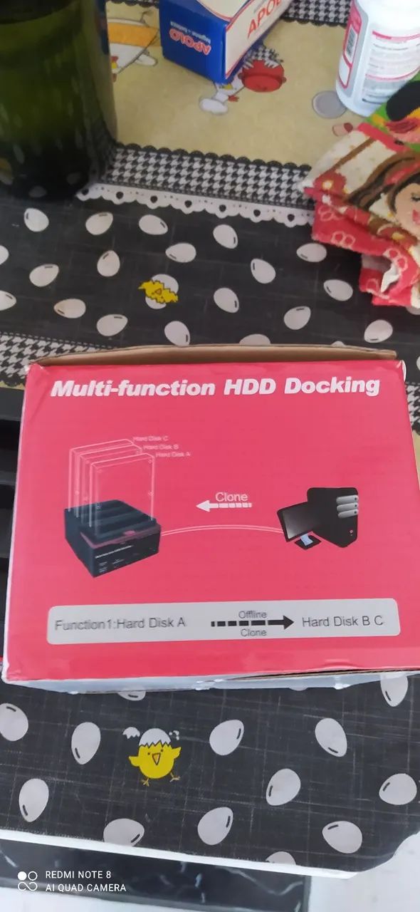 Docking station multi função triple hdd sata - Foto 3