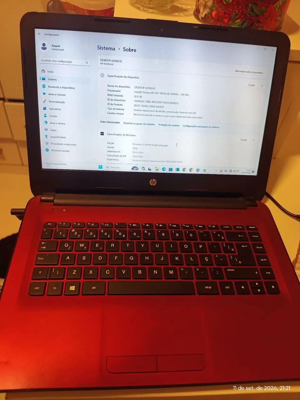 Notebook HP 12GB RAM 128GB SSD - Foto 5
